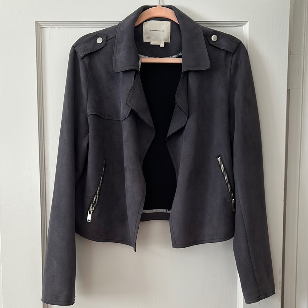 Anthropology Women's Faux Suede Jacket